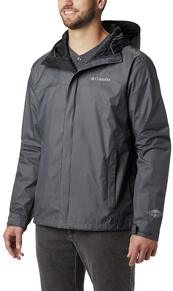 Columbia Men's Watertight II Front-Zip Hooded Rain Jacket