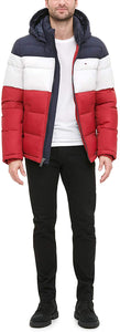 Tommy Hilfiger - Chaqueta con capucha para hombre (tallas regulares y grandes y altas)