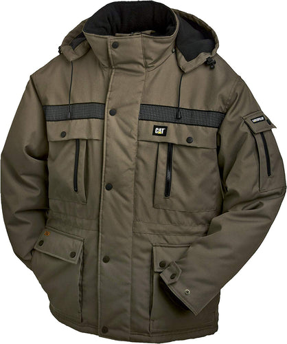 Caterpillar Parka para hombre con aislamiento pesado (tamaños regular y grande y alto)