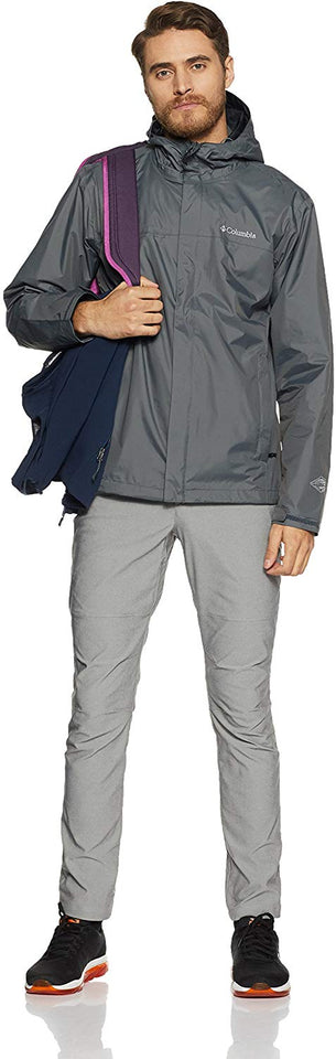 Columbia Men's Watertight II Front-Zip Hooded Rain Jacket