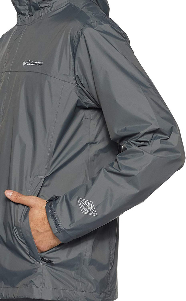 Columbia Men's Watertight II Front-Zip Hooded Rain Jacket